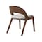 Armen Living Polly Mid-Century Gray Upholstered Dining Chairs in Walnut Finish, PK2 LCPLSIGRWA - alternate 4